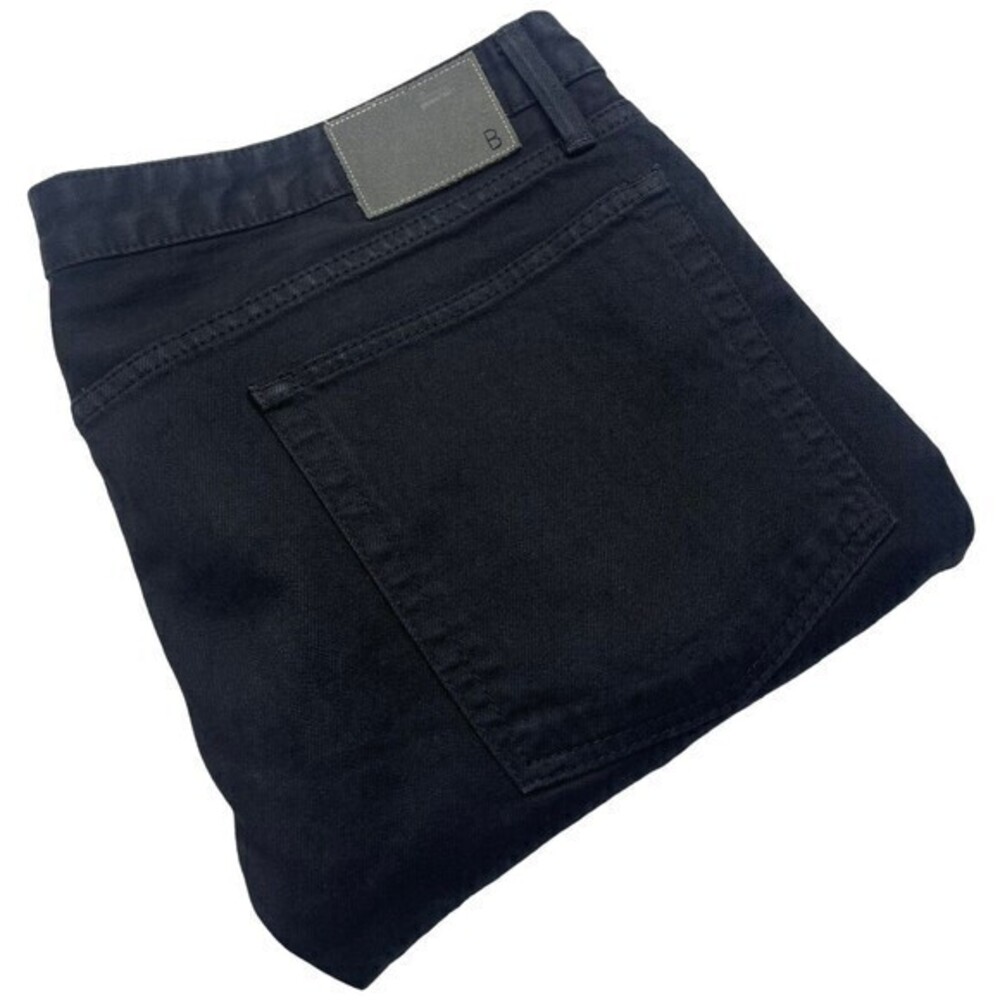 Bonobos Men's 40‎ X 25  Slim Black  5 Pocket Cotton Blend Straight Leg Jeans